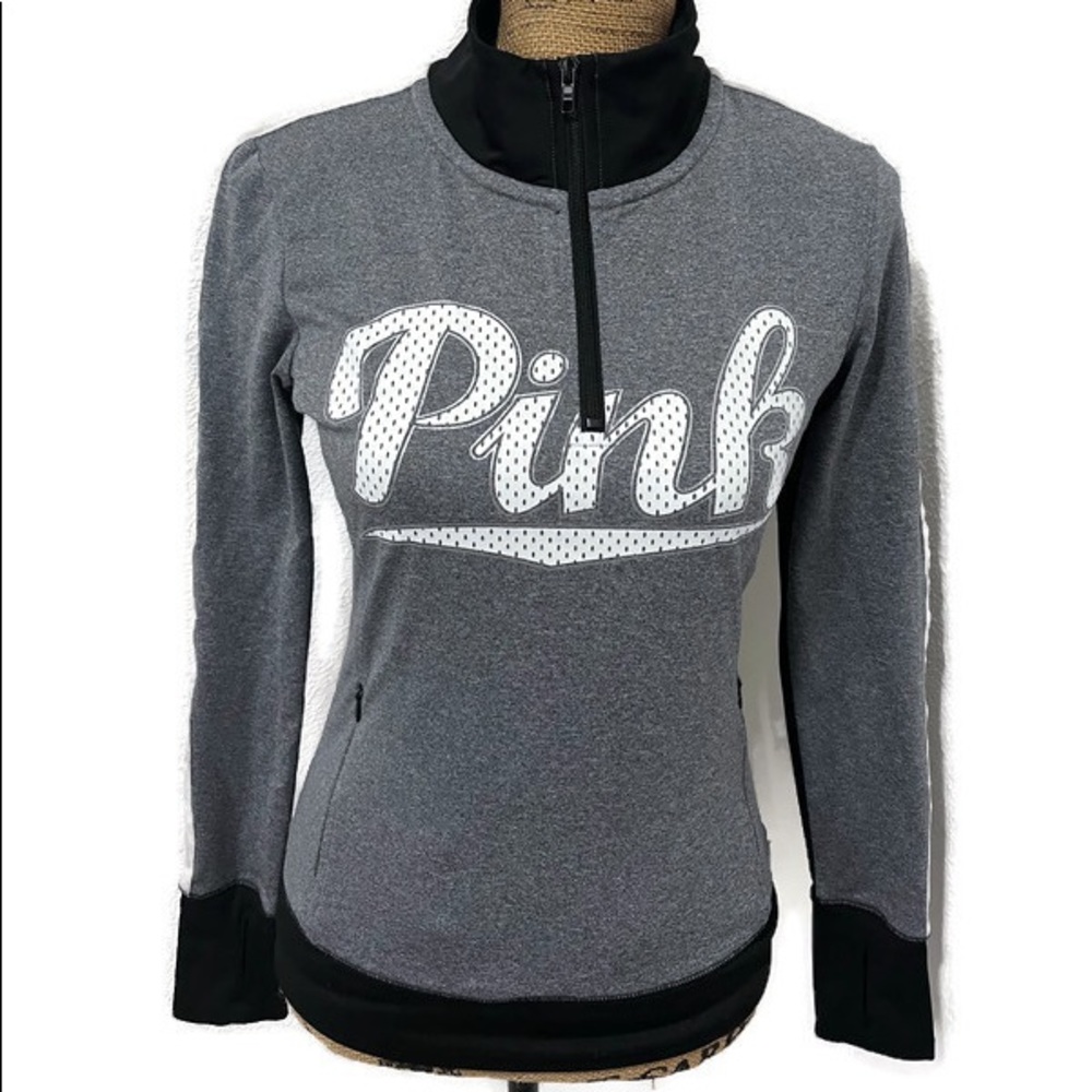 PINK Victorias Secret Half Zip Pullover XS